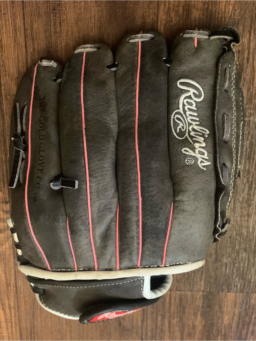 Rawlings Storm ST115DSP Pink Brown Youth Softball Glove RHT 11.5"